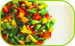 Mixed peppers diced 5kg